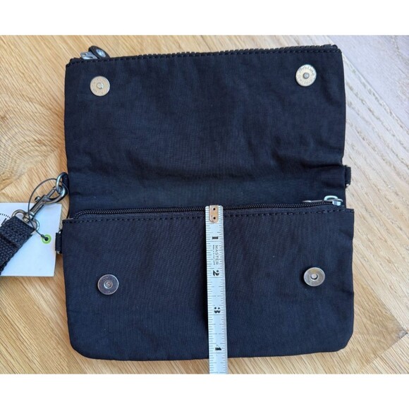 Kipling Lynne 3 In 1 Convertible Hand Bag Black (Missing Belt Strap) NWT - Picture 6 of 9